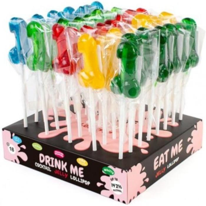 Obsenza - Assortimento Espositivo di Lecca Lecca al Pene con Alcool - 40 Pezzi - Image 1