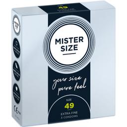 Obsenza - Préservatif Taille S 49 mm MISTER SIZE (3 unités) pour Sensations Optimales - Image 1