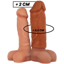 Obsenza&#x20;-&#x20;VirilXL&#x20;Brown&#x20;Liquid&#x20;Silicone&#x20;V3&#x20;Penis&#x20;Extension&#x20;for&#x20;Enhanced&#x20;Pleasure&#x20;-&#x20;Image&#x20;1