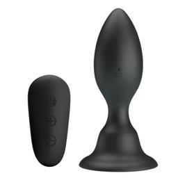 Obsenza - Premium Vibration Remote Control Anal Plug by MR PLAY - Black - Image 1