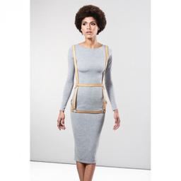 Obsenza - Arnés Forma de Vestido Maze Marrón de Bijoux Indiscrets - OS - Image 1