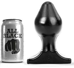 Obsenza - Plug Anal All Black 16x8 cm para Placer y Exploración - Negro - Image 1