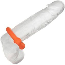 Obsenza - Alpha Anel de Bola Dupla de Silicone Líquido para Prazer e Resistência - Laranja - Image 1
