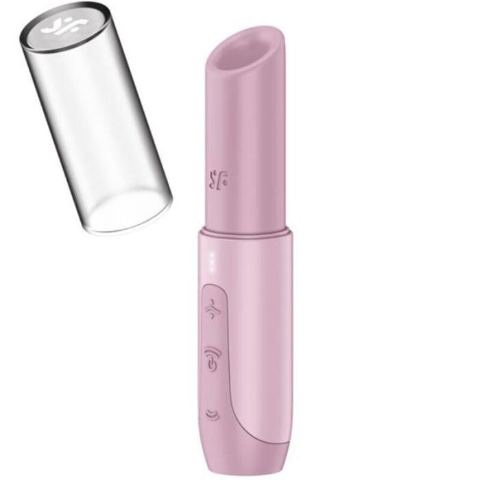 Obsenza - Satisfyer Secret Kiss Wave Klitoris-Stimulator für unterwegs - Rosa - Image 1