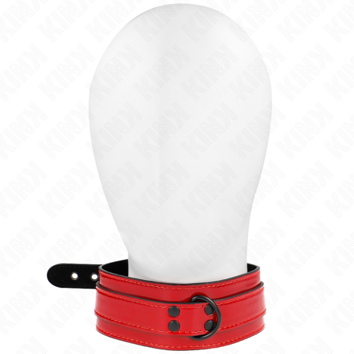 Obsenza - Collier Ajustable Rouge Vin pour Soumission et Élégance - Rouge - Image 1