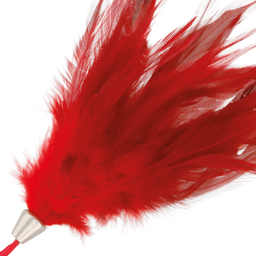 Obsenza - Pluma estimuladora rojo 17cm - Image 1