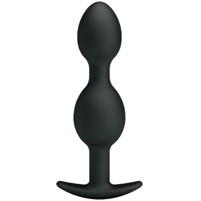 Obsenza - Balles Anales Ergonomiques 12,5 cm - Stimulation Intense - Noir - Image 1
