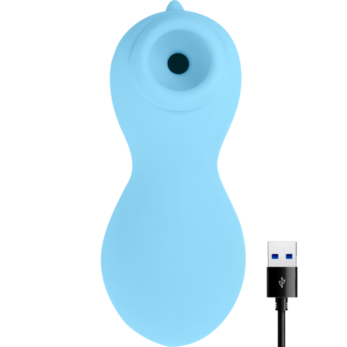 Obsenza - OHMAMA Dragon Waves Clitoral Stimulator for Intense Pleasure - Light Blue - Image 1