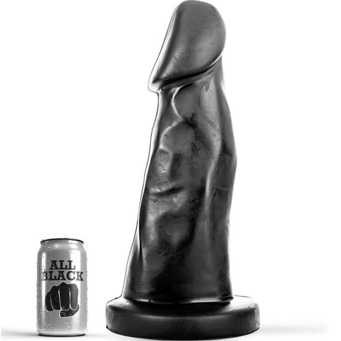 Obsenza - All Black 27cm Dong for Intense Pleasure - Black - Image 1