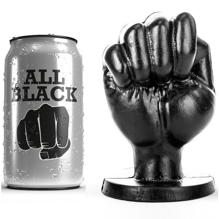 Obsenza - ALL BLACK Fist 13 cm Anal Toy for Intense Pleasure - Black - Image 3