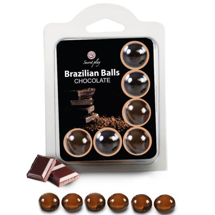 Obsenza - Chocolate Brazilian Balls for Sensual Play by SECRETPLAY - Image 1