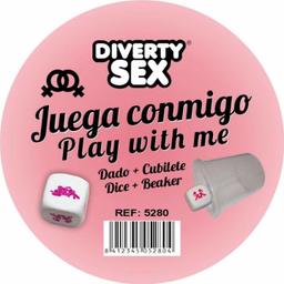 Obsenza - White hard dice with woman positions and cube - Image 1