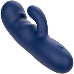 Obsenza - Cashmere Duo Soie Bleu - Masseur Double Moteur pour Plaisir Ultime - Bleu - Image 1