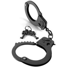 Obsenza&#x20;-&#x20;Fetish&#x20;Fantasy&#x20;Series&#x20;Official&#x20;Metal&#x20;Handcuffs&#x20;for&#x20;Couples&#x20;-&#x20;Black&#x20;-&#x20;Image&#x20;1
