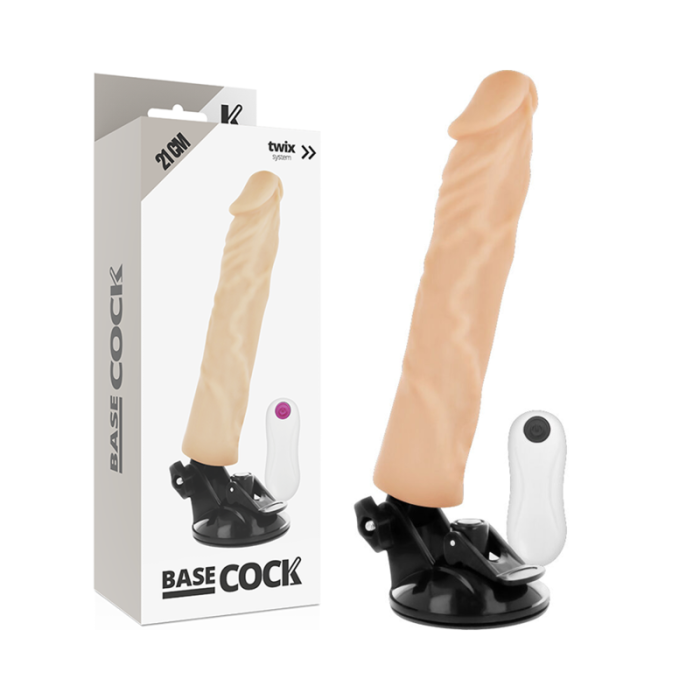 Obsenza - Vibratore Realistico Telecomando Naturale 21 cm - O - 4 cm BASECOCK - Image 1