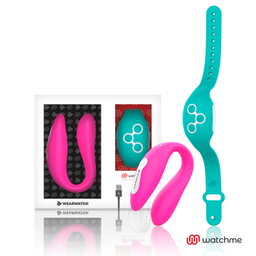 Obsenza - Vibratore WearWatch Dual con Tecnologia WatchMe per Coppie - Fucsia - Image 1