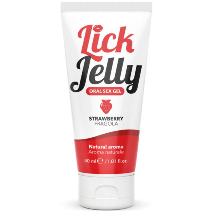 Obsenza - Lubrifiant Gel Fraise Lick Jelly – Sensuel et Hydratant pour Vos Moments Intimes - 50ml - Image 1