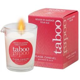 Obsenza - Candela da Massaggio Taboo per Lei Plaisir Charnel con Aroma di Fiori di Cacao - Image 1