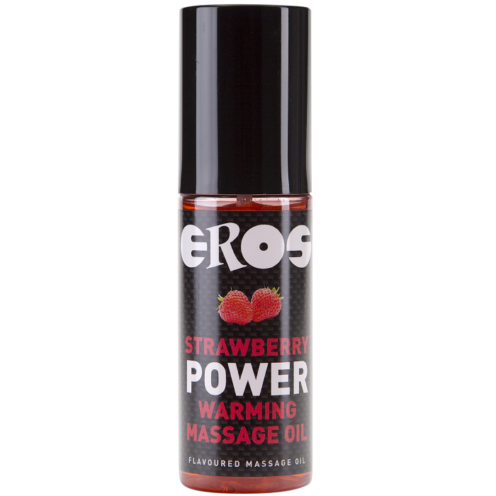 Obsenza - Eros Strawberry Power Warming Massage Oil - 100ml - Image 1