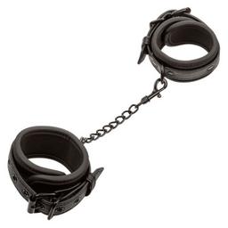 Obsenza - Calexotics Nocturnal Leather Wrist Cuffs with Adjustable Fit - Black - Image 1