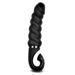 Obsenza - G-Jack 2 Bioskin Waterproof Vibrating Dildo with Magnetic Charging - Black - Image 1
