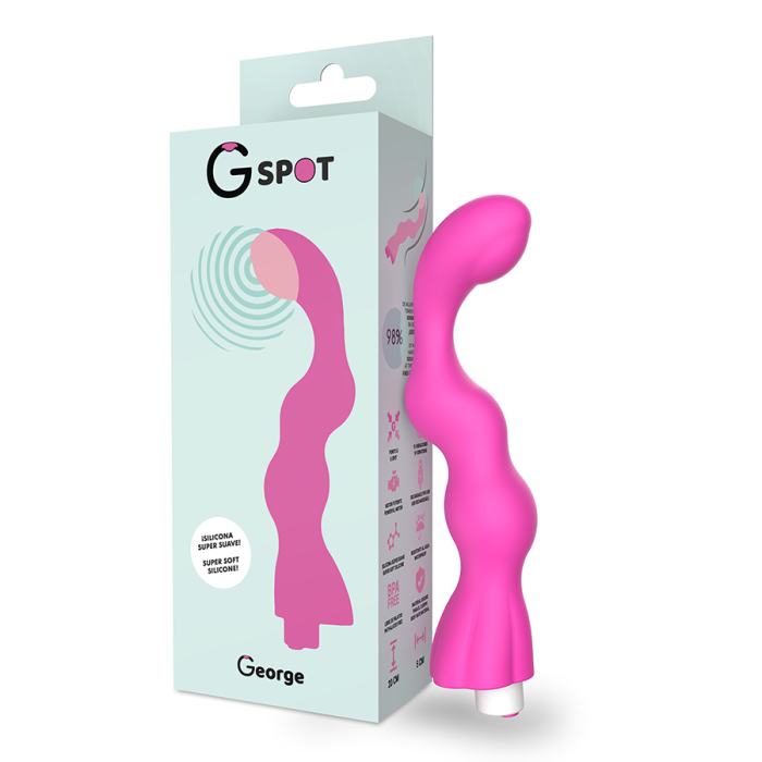 Obsenza - George G-Spot Vibrator – Wiederaufladbarer Massagespaß für intensive Stimulation - Rosa - Image 1