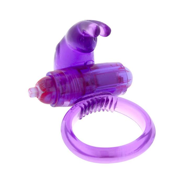 Obsenza - Anneau Vibrateur Silicone - Stimulation Intime Élevée - Lilas - Image 1