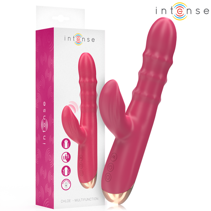 Obsenza - INTENSE Chloe 3-in-1 Multifunktionsvibrator für vielseitige Lustmomente - Rot - Image 1