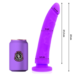 Obsenza - Dildo Medico Lilla in Silicone 23 cm x 4,5 cm - DELTACLUB - Lilla - Image 1
