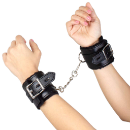 Obsenza - Menottes de Bondage Noires Collection BDSM pour Jeux Érotiques et Confiance - Noir - Image 1