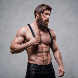 Obsenza - Arnés de Ecopiel para Espalda Hombre Fetish Submissive - OS - Image 1