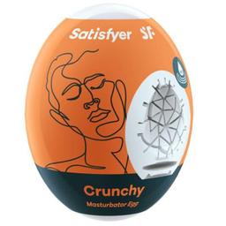 Obsenza - Ovo Masturbador Crunchy Satisfyer EGGCITED para Prazer Realista - Image 1
