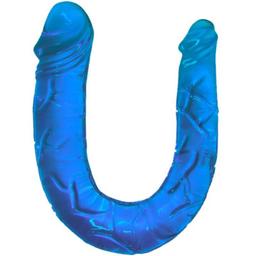 Obsenza - BAILE Dual-Head Double Dildo for Enhanced Pleasure - Blue - Image 1