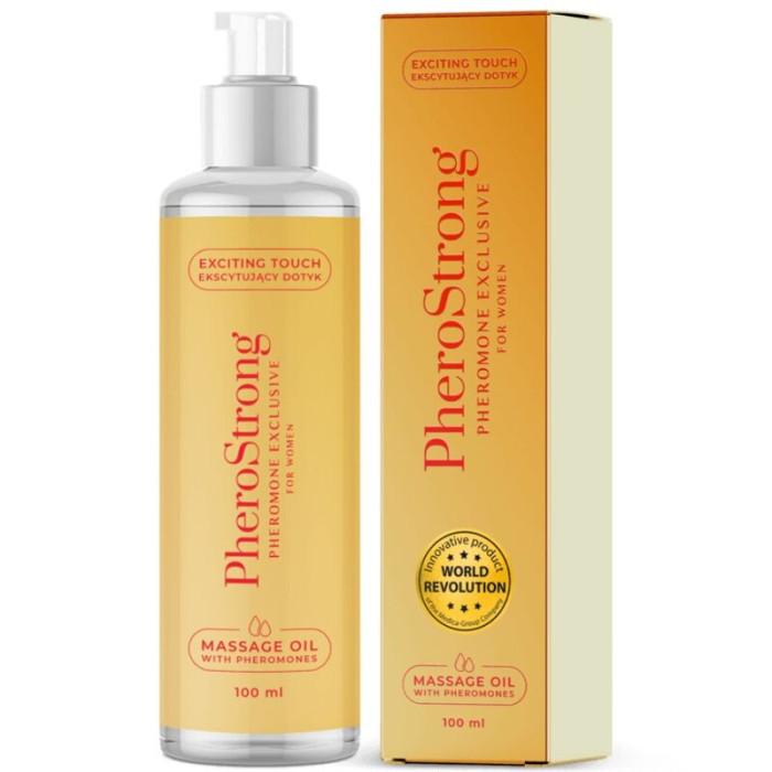 Obsenza - PheroStrong Exklusives Frauenmassageöl mit Pheromonen - 100ml - Image 1