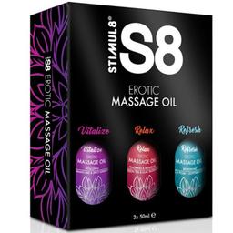 Obsenza - S8 massage oil box 3 x 50 ml - Image 1