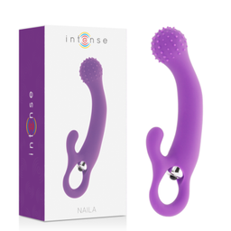 Obsenza - Vibrador Naila Silicone para Estímulo G e Clitóris - Intense - Lilás - Image 1