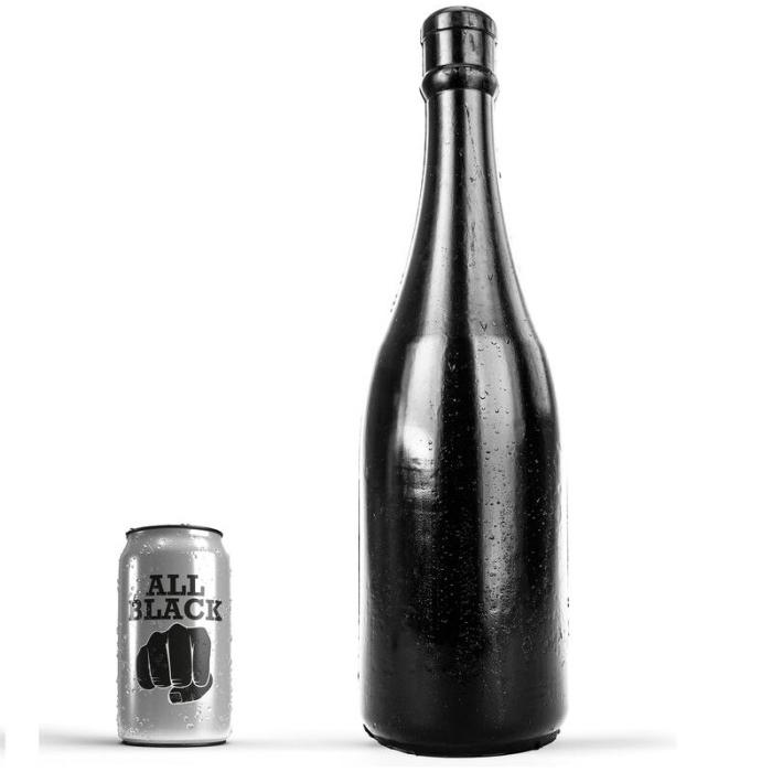 Obsenza - Botella Anal All Black de 39,5 cm para Placer y Estimulación - Negro - Image 1