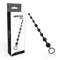 Obsenza - Perline Anali 29 cm Nero per Esperienze Intense e Sicure - Nero - Image 1