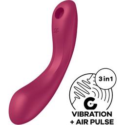 Obsenza - Satisfyer Curve Trinity 1 Air Pulse Vibración para Puntos G y Clítoris - Image 1