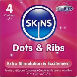 Obsenza - Dots &amp; ribs preservativos premium pack 4 - Image 1