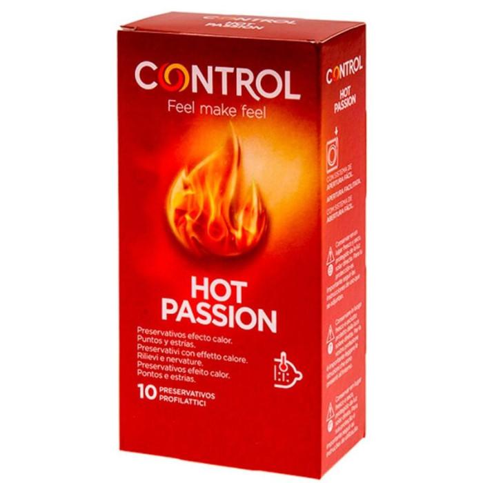 Obsenza - Control Hot Passion Warming Effect Condoms - 10 Units - Image 1