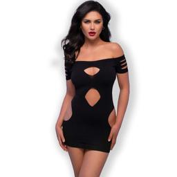 Obsenza - Vestido Sexy Sem Costura CR 4671 - Elegância e Sensualidade - Image 1