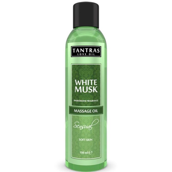 Obsenza - Olio da Massaggio Sensuale Tantras Love White Musk con Feromoni - 150ml - Image 1