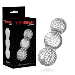 Obsenza - JAMYJOB Extreme Masturbator Clear TENSEK 2 – Innovatives, transparent Design für intensive Stimulation - Image 1