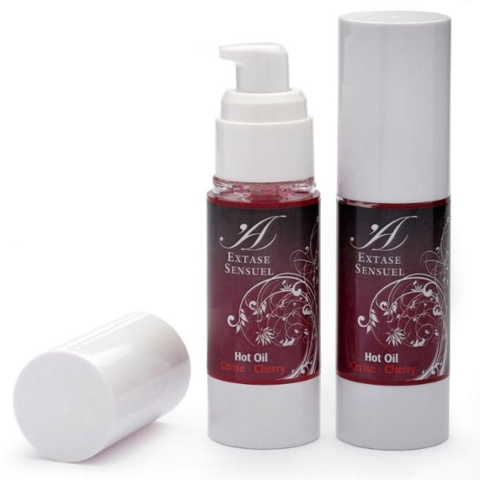 Obsenza - Cherry Heat Stimulating Massage Oil by Extase Sensual - 30ml - Image 1
