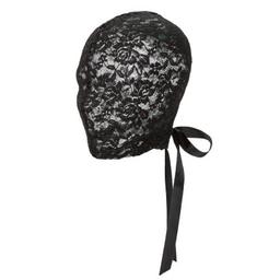 Obsenza - Scandal schwarze spitzen-balalava mit schleife - Image 1