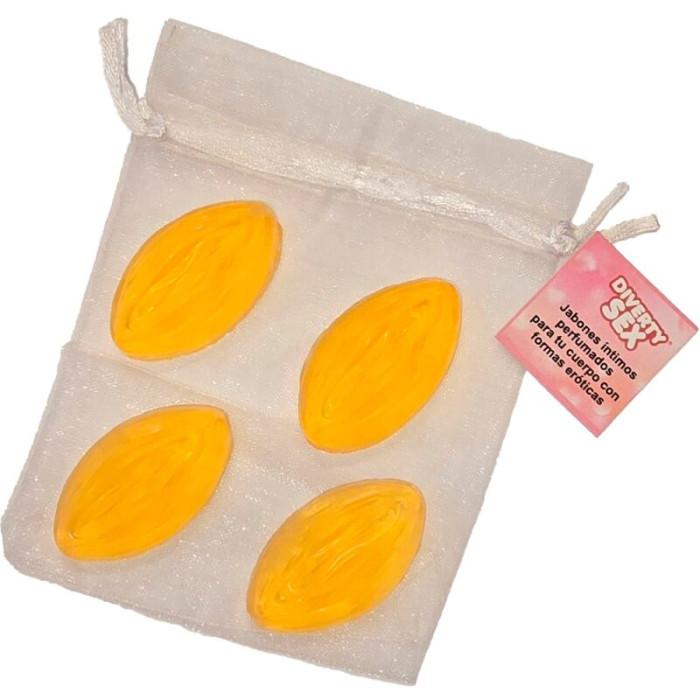 Obsenza - Mini Vagina Shaped Soaps Set - Fun and Elegant Party Decor - Yellow - Image 1