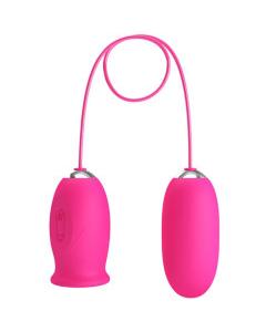 Obsenza - Oeuf Vibrant Daisy avec Langue Stimulateur Clitoris Rose – Plaisir Double et Personnalisé - Rose - Image 1