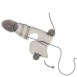 Obsenza - Guaina Vibrante per Pene e Testicoli con 3 Motori - OHMAMA - Image 1