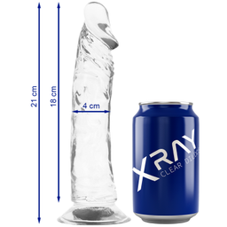 Obsenza - X RAY Clear Cock 21cm - Realistic Translucent Dildo for Enhanced Pleasure - Image 1